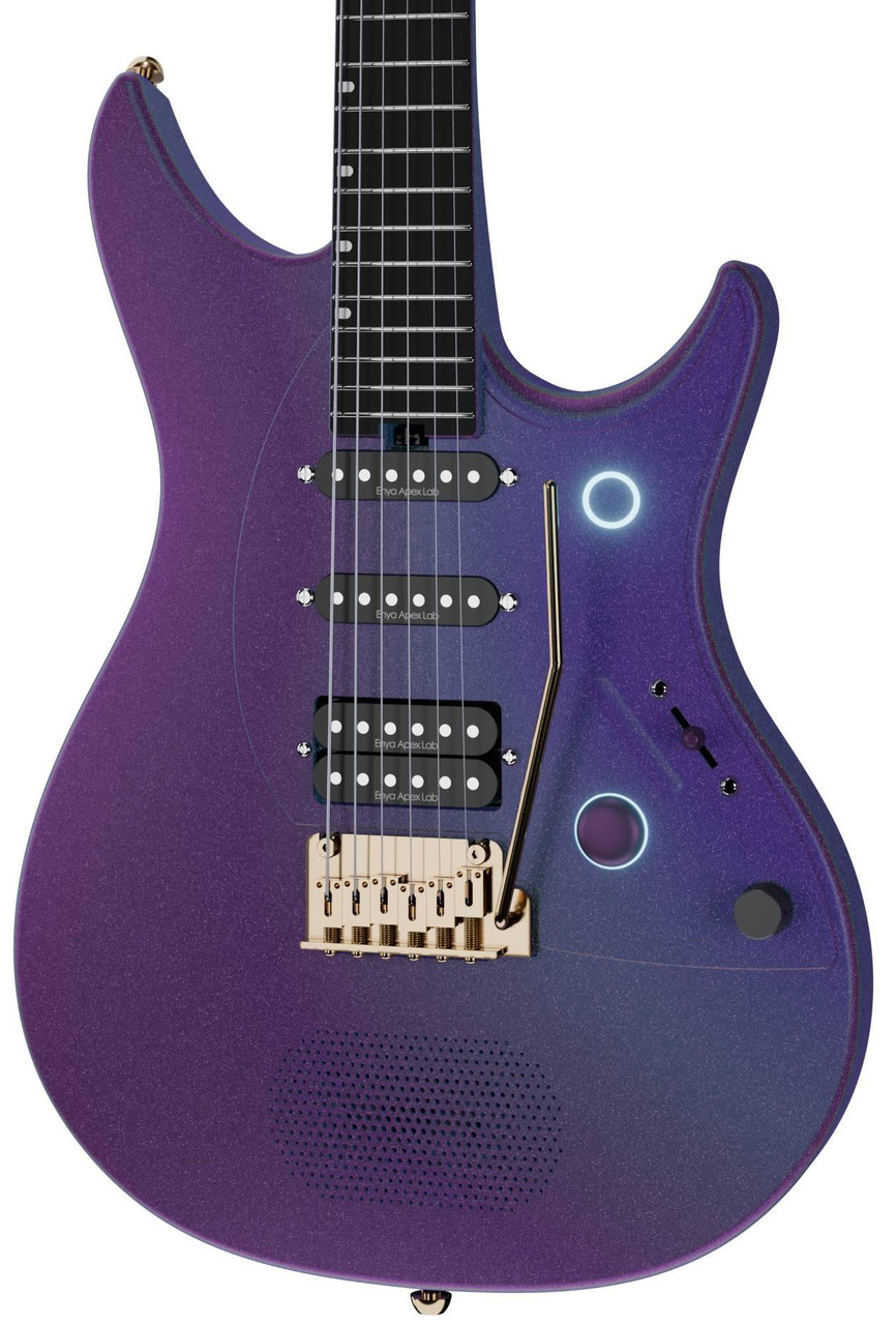 Enya Inspire Pro AL Smart Electric Guitar In Galactic Purple