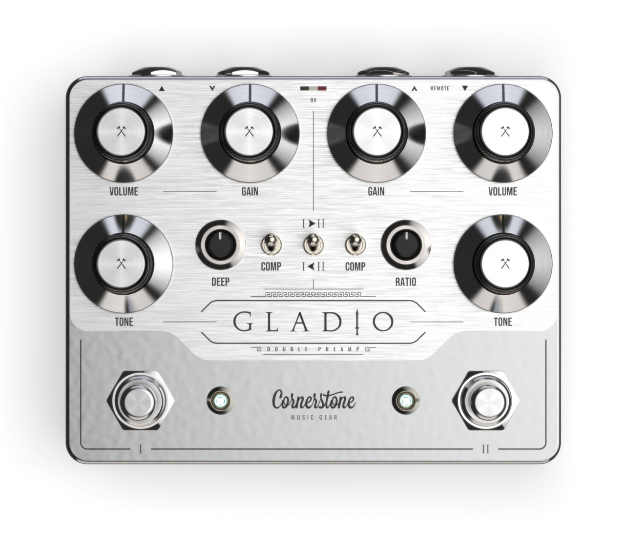Cornerstone Gladio Mk3 Professional Dual Preamp Pedal - Andertons