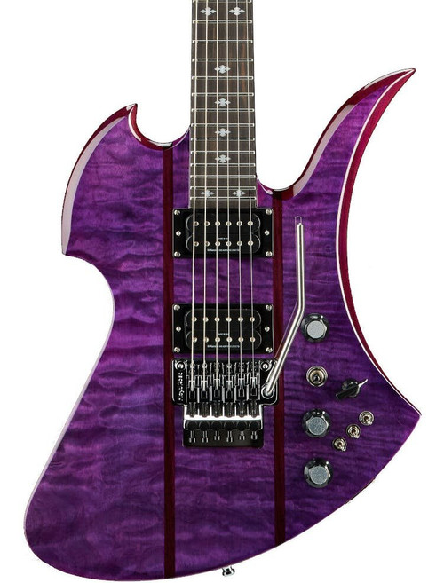 BC Rich Legacy Series Mockingbird ST Electric Guitar with Floyd Rose in Transparent Purple - 514837-BC-Rich-Legacy-Mockingbird-ST-Floyd-Rose-Purple-Body.jpg