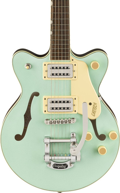 Gretsch FSR Streamliner Centre Block Jr Double-Cut Electric Guitar in Mint Metallic - 2808000549-1.jpg