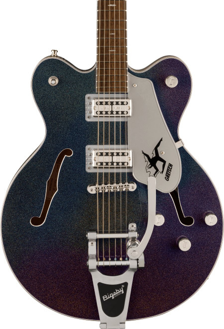 Gretsch Electromatic John Gourley Broadkaster Electric Guitar in Iridescent Black - 2508612581-2508612581_gre_ins_frt_1_rr-hero.jpg