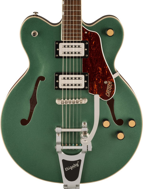 Gretsch G2622T Streamliner Center Block Double-Cut Electric Guitar with Bigsby in Steel Olive - 2807250530-2807250530_gre_ins_frt_1_rr-hero.jpg