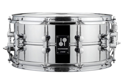 SONOR Kompressor Snare Drum 14" x 6.5", Steel, Chrome - 17710501-17710501_KS14x6.5SDS_front.jpg