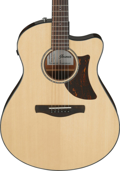 Ibanez AAM300CE-NT Acoustic Guitar with Cutaway in Natural High Gloss - AAM300CE-NT-AAM300CE_NT_5U_01_F.jpg