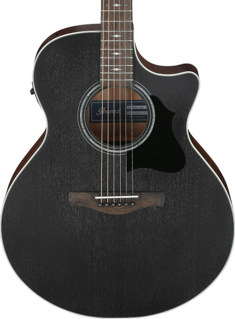 Ibanez AE140-WKH Acoustic Guitar with Cutaway in Weathered Black - AE140-WKH-AE140_WKH_1P_01_F.jpg