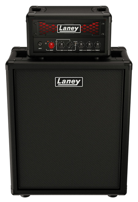 Laney Foundry IRF-LEADTOP Guitar Amplifier Head & IRF-CAB112 Guitar Cabinet Bundle - IRF-LEADRIG112-IRF-LEADRIG112_Front.jpg