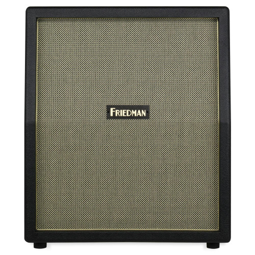 Friedman Vertical 2x12" Amp Cabinet with Gold Weave Grille - 400472-Friedman-Vertical-2x12-Cab-Gold-Grille.jpg
