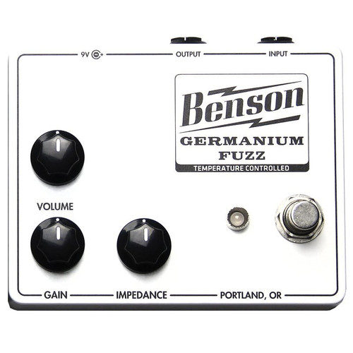 Benson Amps Temperature-Controlled Germanium Fuzz Pedal in Solar White - 429868-Benson-Amps-Temperature-Controlled-Germanium-Fuzz-Pedal-Solar-White.jpg