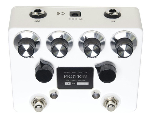 Browne Amplification 'The Protein' Dual Overdrive Pedal in White - 507655-1650968831048.jpg