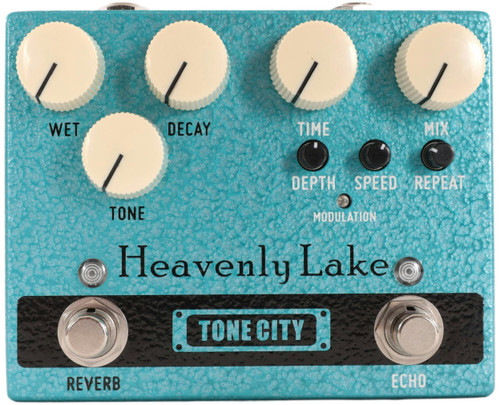 Tone City Heavenly Lake Delay Reverb Pedal - HEAVENLYLAKE-HEAVENLYLAKE-Tone_City_Guitar_Pedal_Heavenlylake-Hero.jpg