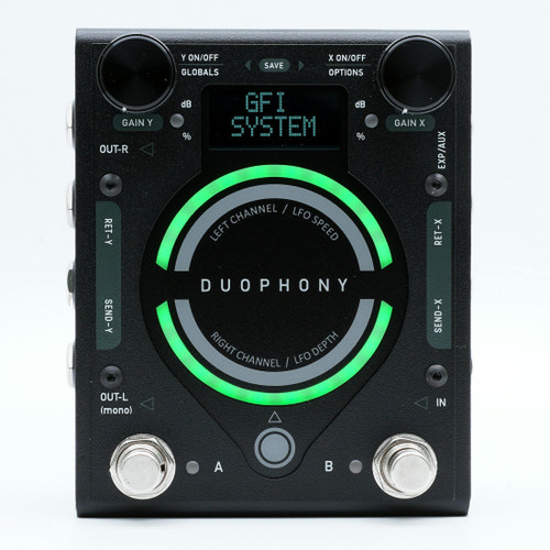 GFI System Duophony Parallel Signal Blender Pedal - DUOPHONY-GFI-System-Duophony-Advanced-Parallel-Blender-Pedal.jpg