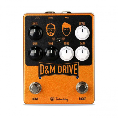 Keeley D&M Drive - 'That Pedal Show' Signature Overdrive Pedal - 291858-DM-Orange-Hero-e1524683513211.jpg