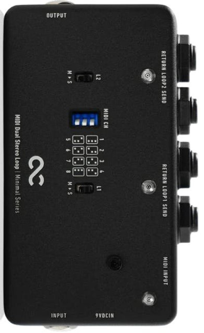 One Control Minimal Series MIDI Dual Stereo Loop - OC-M-MIDIDSL-MIDI-Dual-01.jpg