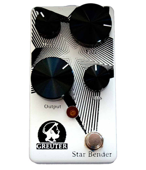 Greuter Audio Starbender tonebender mk3 style fuzz Pedal - GRE-STARBENDER-starbenderblksoftwhs-1.jpg