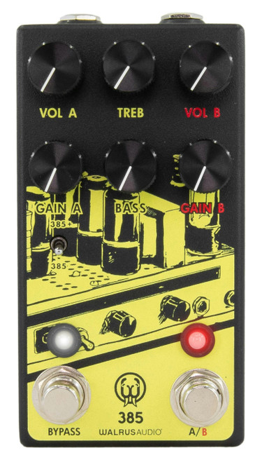 Walrus Audio 385 MKII - Yellow Dynamic Overdrive FX Pedal - 64840-walrus-audio-yellow-front-1.jpg