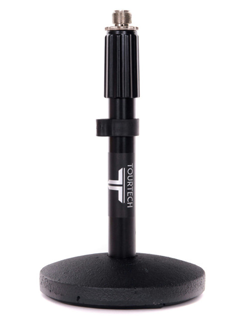 Tourtech Desktop Microphone Stand in Black - Straight - 284971-TTS-MI1110BK (6).jpg