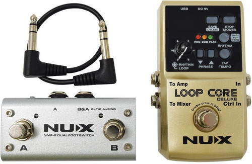 NUX Loop Core Deluxe Bundle Looper Pedal and NMP-2 Dual Footswitch - LOOPCOREDLX-B-Nux-Loop-Core-Deluxe-Bundle-Looper-Pedal-and-Dual-Footswitch.jpg