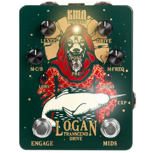 KMA Audio Machines Logan Overdrive Pedal - KMA-LOGAN-KMA-Logan-Pedal.jpg