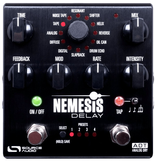 Source Audio Nemesis Delay ADT Pedal - SA-NEMADT-source_audio-nemesis_adt-front.jpg