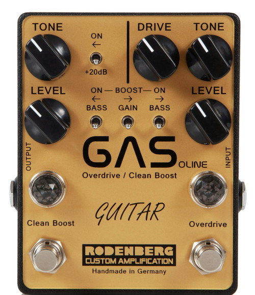 Rodenberg GAS Overdrive Clean Boost Pedal - GAS-GAS-front.jpg