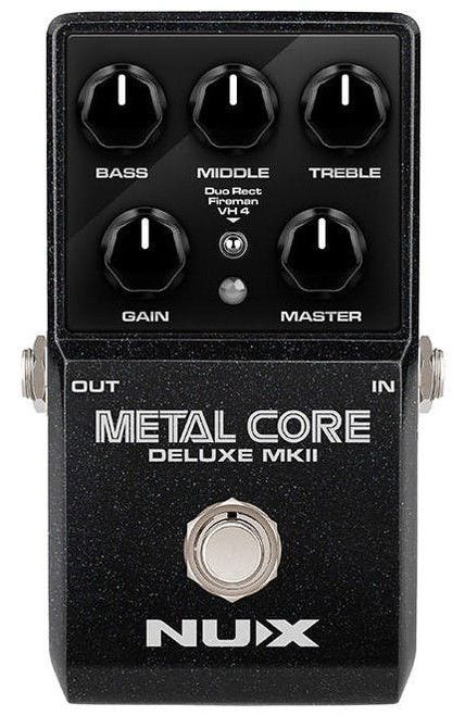 NUX Metal Core Deluxe MkII Distortion Pedal - NUXMETALCORE-NUX-Metal-Core-Deluxe-mkII-Pedal-Hero.jpg