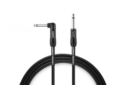 Warm Audio Pro Series 1 End RightAngle Instrument Cable 10 inch 3.0 meters - PRO-TS-1RT-10-Warm_Audio_Pro_TS_RTS_Cable.jpg