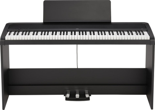 Korg B2 Digital Piano in Black With Stand & Pedalboard - 344645-b2sp_bk_ms.jpg