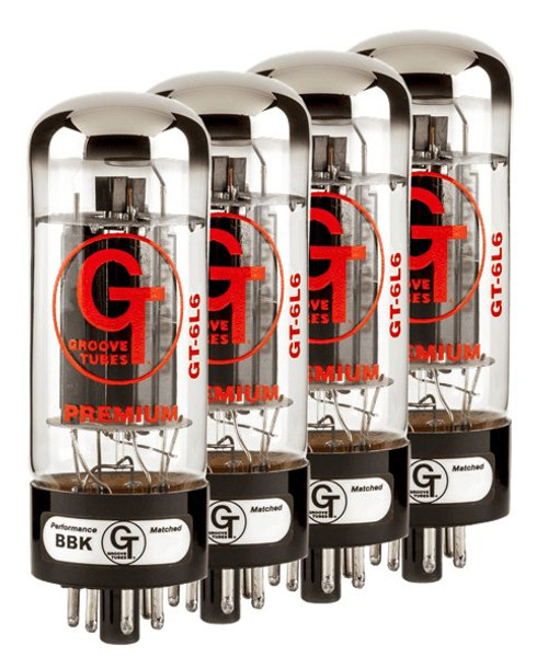 Groove Tubes GT-6L6-S Medium Quartet Amp Tubes - 439259-1617267602836.jpg