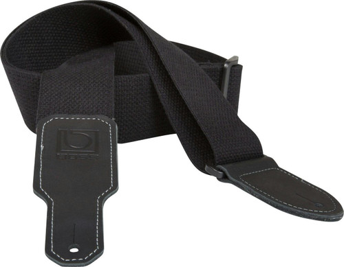 Boss 2 inch black cotton guitar strap - 387893-1585752160615.jpg