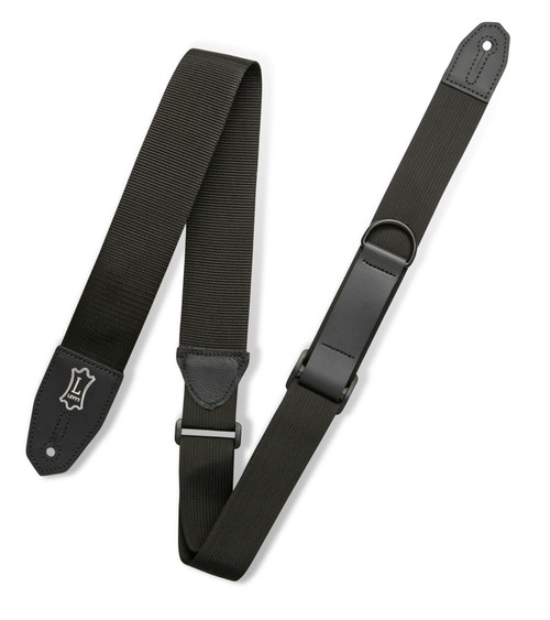 Levy's Right Height Polyester Guitar Strap in Black - 381870-MRHP-BLK_MAIN.jpg
