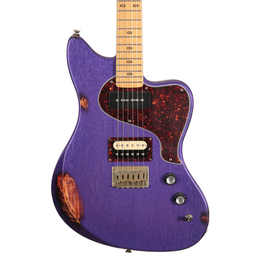 PJD St John Standard Electric Guitar in Purple over Three Tone Sunburst - PJDSTJSTD-PPL-3TS-2065-2.jpg