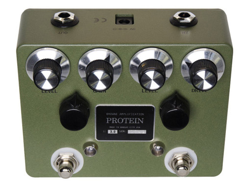 Browne Amplification 'The Protein' Dual Overdrive Pedal in Green - 507654-1650968768378.jpg