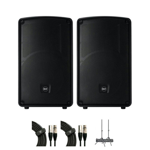 RCF 12-A MK4 PA Pair Speaker Bundle with Stands and Cables - _BUN-13040026-bundle2.jpg