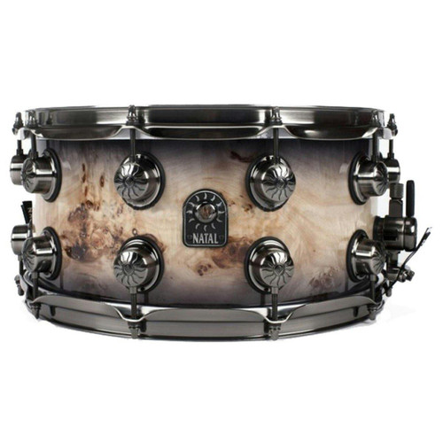 Natal Maple 13x7 Mappa Burl Snare Black Smoked Gloss - 352463-1568028797045.jpg