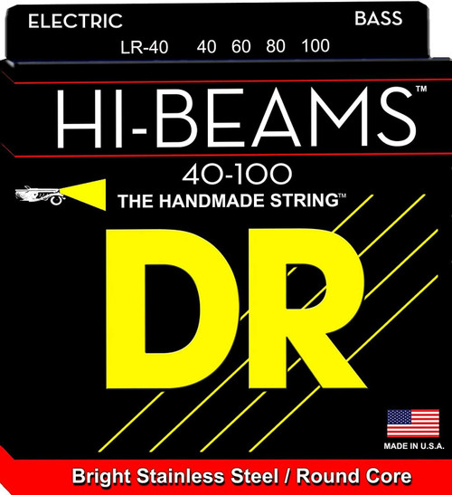 DR Hi Beams Stainless Steel Bass Strings Light 40-100 - 414885-1604503984307.jpg
