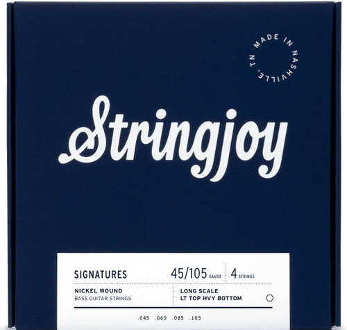 Stringjoy Light Top  Heavy Bottom Gauge 45-105 4 String Long Scale Nickel Wound Bass Guitar Strings - SJ-NBA45105LS-Stringjoy-Light-Top-Heavy-Bottom-Gauge-45-105-4-String-Long-Scale-Bass-Strings.jpg