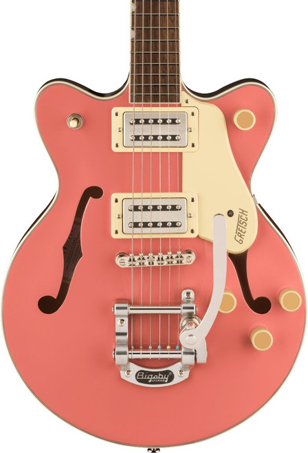 Gretsch G2655T Streamliner Center Block Jr. Double-Cut Electric Guitar with Bigsby in Coral - 2807200555-2807200555_gre_ins_frt_1_rr-hero.jpg
