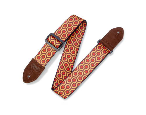 Levy's Prints Polyester Guitar Strap - Hex - 389139-1586430617142.jpg