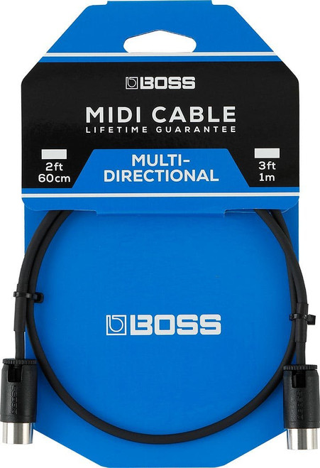 Boss BMIDI-PB3 3ft MIDI Cable with Multi-Directional Connectors - 523583-Boss BMIDI-PB3 3FT MIDI Cable with Multi-Directional Connectors.jpg