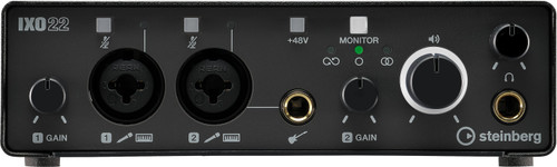 Steinberg IXO22 USB-C Audio Interface - Black - IXO22B-Steinburg_IXO22_Black_front.jpg