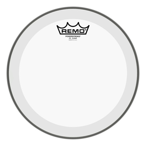 Remo 10" Powerstroke 4 Clear Tom / Snare Head with Double Layer - 453043-P4-0310-BP.jpg
