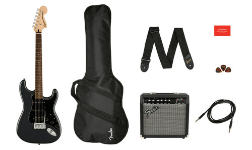 Squier Affinity Stratocaster HSS Pack in Charcoal Frost Metallic with Frontman 15G Amp - 439236-1617204715210.jpg