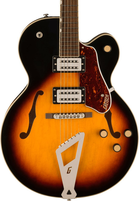 Gretsch G2420 Streamliner Hollowbody Electric Guitar with Chromatic II Tailpiece in Aged Brooklyn Burst - 2817000537-2817000537_gre_ins_frt_1_rr-hero.jpg