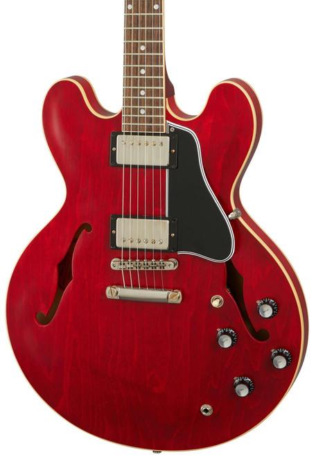 Gibson Custom Shop 1961 ES-335 Reissue VOS Semi Hollow Electric Guitar in 60s Cherry - 372546-61ES335VOSCNH1_front1.jpg