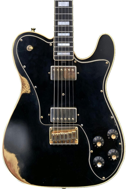 Shabat Lion Deluxe Electric Guitar in Black Over Gold - LION-DLX-BLKGLD-Shabat-Lion-Deluxe-Electric-Guitar-Black-Over-Gold-Body.jpg