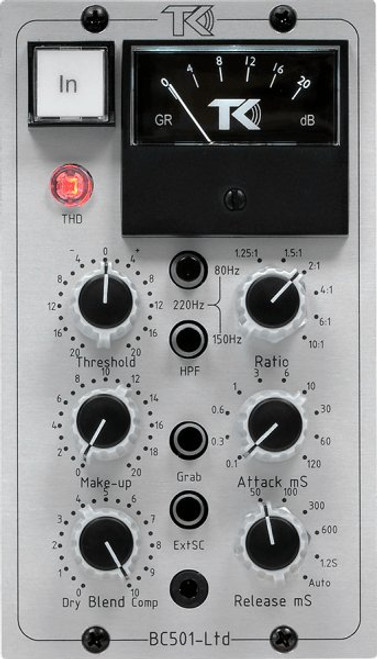 TK Audio BC501 500 Series Stereo Compressor Limited Edition - TK-BC501-LTD-TK-Audio_BC501-Ltd_Front.jpg