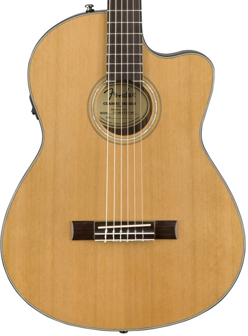 B Stock : Fender CN-140SCE Nylon-String Acoustic Guitar in Natural - 355716-0970264321 hero.jpg