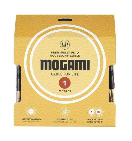 Mogami Quad Neglex 5m TRS - TRS Jack Cable with Neutrik Black and Gold Connectors - 524078-1657536418358.jpg