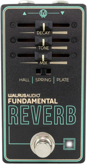 Walrus Audio Fundamental Series Reverb Pedal - 64202-Walrus-Audio-Fundamental-Series-Reverb-Pedal-in-Black-Front.jpg