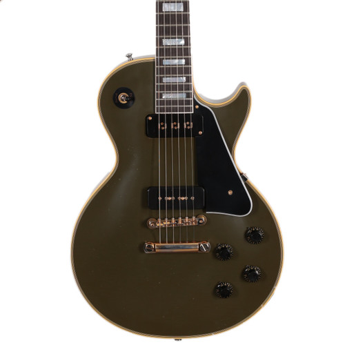 Gibson Custom Shop M2M 54 Les Paul Custom in Olive Drab - 44130 (1).jpeg